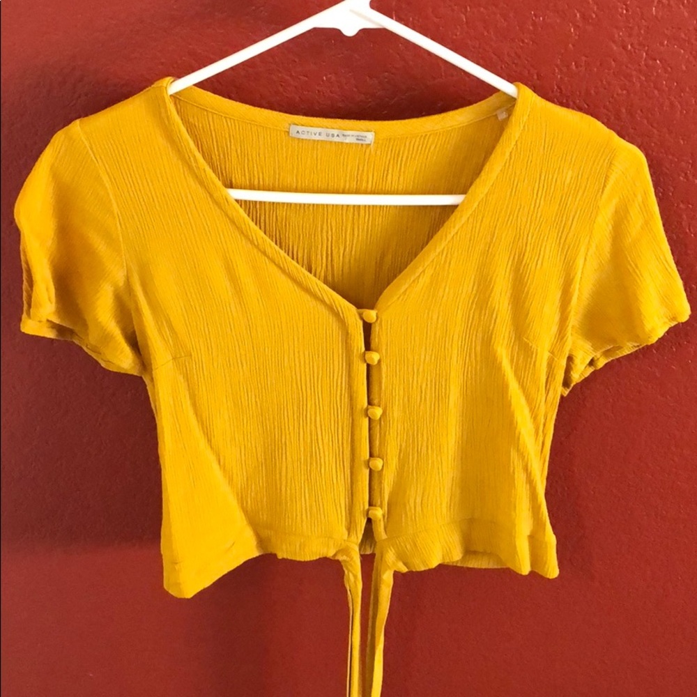 Yellow shirt